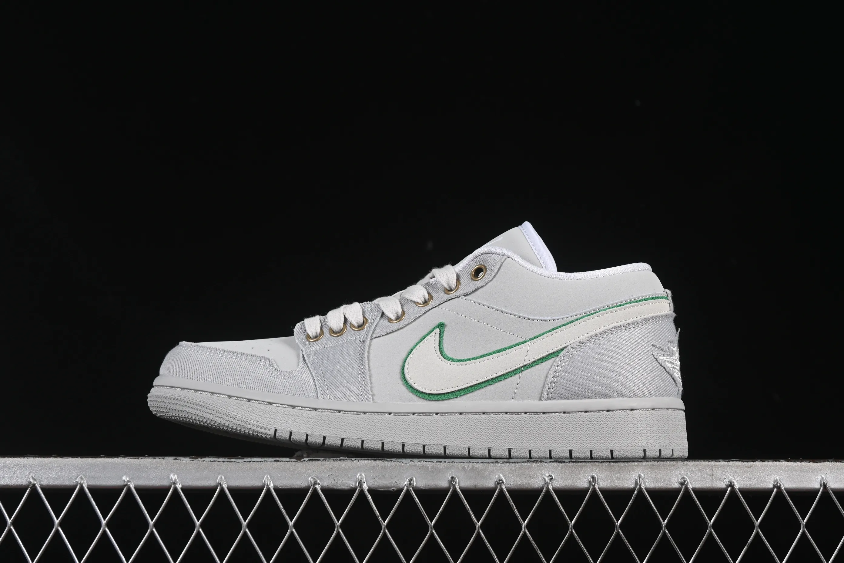 All categories Air Jordan Jordan series basketball shoes Air Jordan 1 Low Air Jordan 1 Low "Dongdan" AJ1 Joe 1 weaving gray low-top cultural casual sneakers IH3369-077